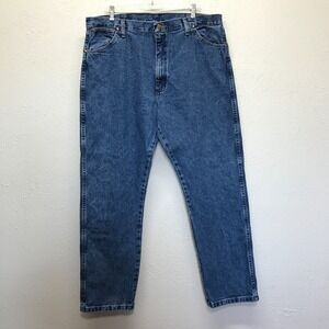 Wrangler Jeans Mens 40x32 Cowboy Cut Blue Denim Western 100% Cotton 1013MWZGK